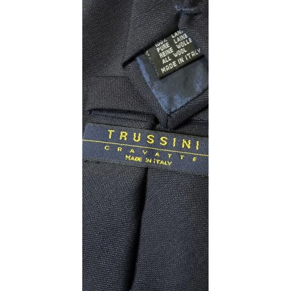 Designer Tie Lot Of 7 Trussini Donna Karen Rene Lezard Santoni Banana Republic